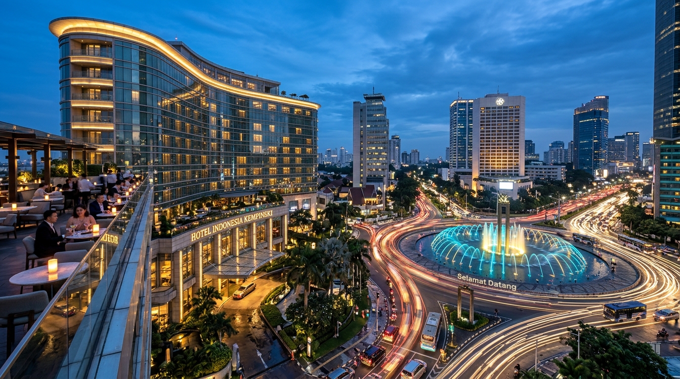 Kawasan Bundaran HI dan Thamrin Jakarta Pusat